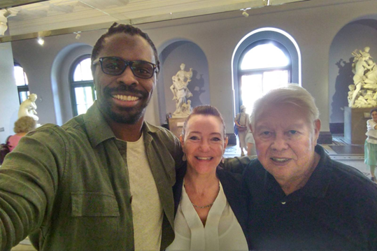 Henry & Alison with Prof. González-Carrasco